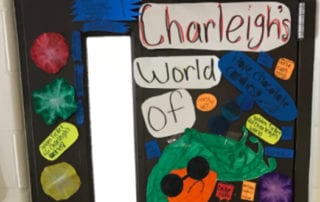 Charlies World of Imagination Door Decoration
